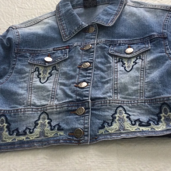 Girls Richcow Jean Company Jacket size XL very nice style #314 - Picture 9 of 10